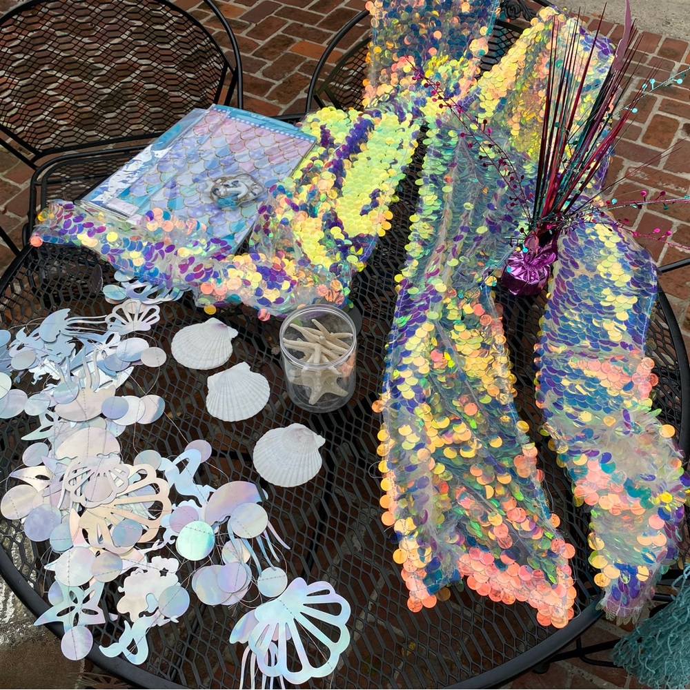 Mermaid Party Decor Supplies